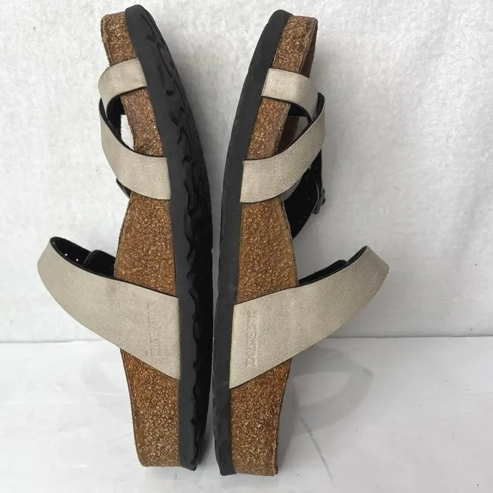 Birkenstock 38 Mayari Mocha Birkibuc Women's Regular Toe Loop Sandals W-7 M-5